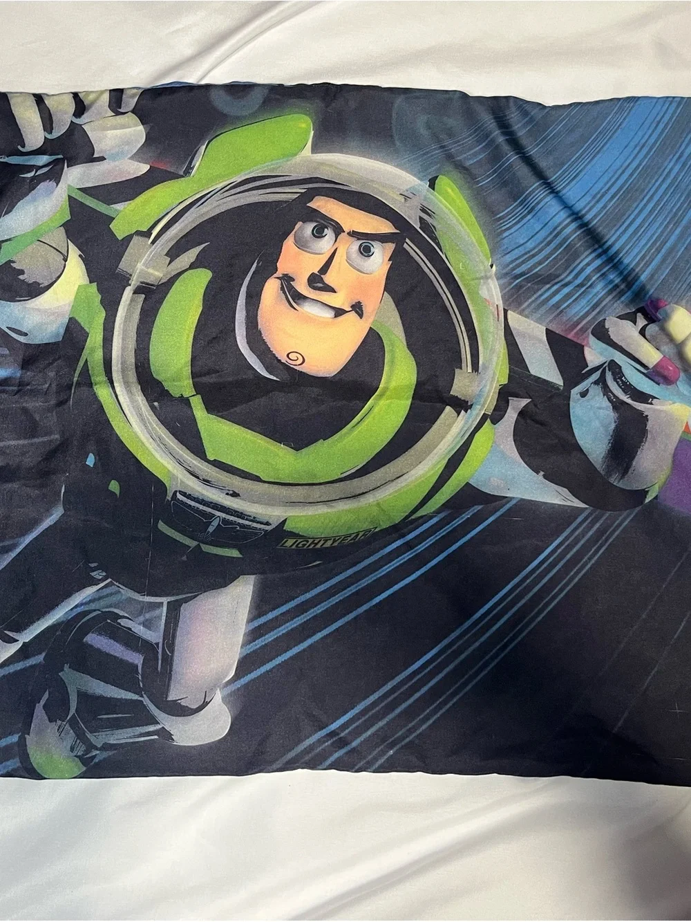 Vintage Disney Pixar Toy Story Buzz Lightyear & Woody Double-Sided Pillowcase